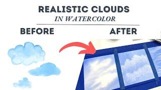 3 Easy Ways to Paint Clouds in Watercolor