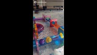 PicassoTiles PicassoToys Big Hit Magnetic Tiles Marble Run Creative DIY Play Ideas Kids Activities