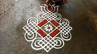 Aadivelli traditional padi kolam|7*1 aadipooram kolam|Aadi 18 kolam| aadiperuku Beautiful rangoli