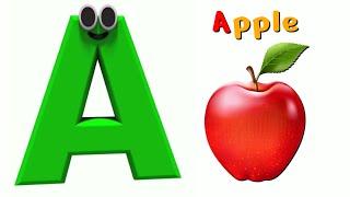 ABCD Phonic Song - Toddler Learning Video Songs, A for Apple, Nursery Rhymes, Alphabet Song for kids