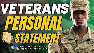 Learn How To Write A Personal Statement For Your VA Disability Claim