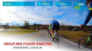 Cycling Group Ride Power Analysis