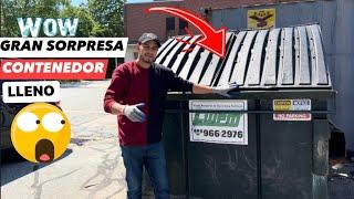 DUMPSTER DIVING️GRAN SORPRESA CONTÉNEDOR LLENO#dumpsterdiving #loquetiranenusa