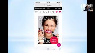 How to Share Your Avon Brochures Via Text and How to do a Digital Book Toss