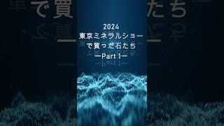 2024東京ミネラルショーで買った石たち！Part1【バリサイト】 #パワーストーン　#shorts