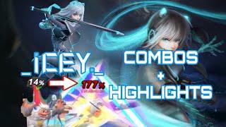 Icey CRAZY Combos + Highlights !! | Flash Party