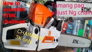 How to assemble STIHL chainsaw 24" | Ylanan Tv