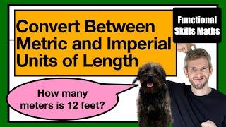 36. Converting metric and imperial units of length: Level 2 #functionalskills #maths