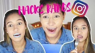 PROBANDO HACKS RAROS DE INSTAGRAM - Mayra Serna