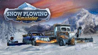 Snow Plowing Simulator Demo First look