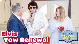 Amit & Louise's Elvis Vow Renewal in Las Vegas | Graceland Chapel