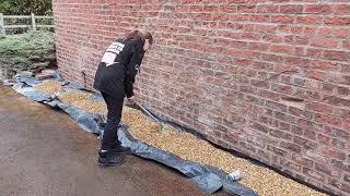 Finished lime mortar pointing of a 150 year old property in Tattenhall, Cheshire