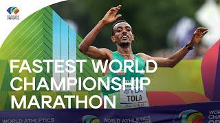 Tamirat destroys records to lead Ethiopian 1-2 in marathon | World Athletics Championships Oregon 22