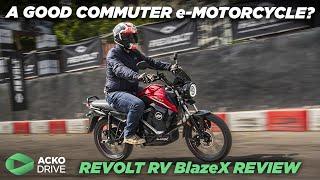 Revolt RV BlazeX First Ride Review | Is It A Good Electric Commuter Motorcycle?