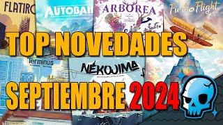  TOP NOVEDADES juegos de mesa SEPTIEMBRE 2024 