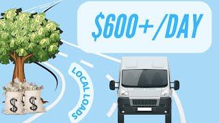 Making Money With My Cargo Van Locally (HOW MUCH CAN I MAKE?)