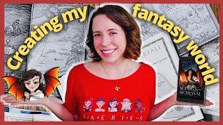 ‍️ How I Created the FANTASY WORLD for my YA Fantasy Book + WORLDBUILDING TIPS for Writers!