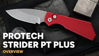 Protech Strider PT Plus - Button Lock Automatic Knife Overview