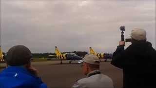 CBT Cross Boarder Training formation Take-off @ Turku Airshow 2015