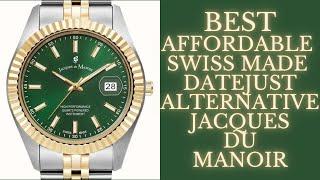 JACQUES DU MANOIR NEW WATCH COLLECTION WONDER ! FORGET ROLEX !