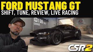 CSR2 Mustang GT Elute Tuner Shift Tune Review, Live Racing setup
