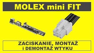 Złącze wtyk MOLEX MINI FIT