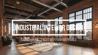 Industrial Interior Design: Transforming Spaces with Raw Materials and Modern Comfort