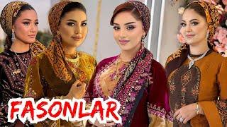 Gelin gyz turkmen moda koynek fasonlar 2024 | Women dresses | saylama instagram fasonlar