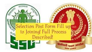 SSC Selection Post Required Documents for Scrutiny & next process till joining