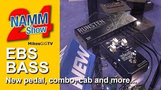 EBS Sweden new Bass Gear at NAMM 2024 | MikesGigTV