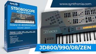 STROBOSCOPE SOUND BANK (64 new sounds) | ROLAND JD 800 / 990 /08 / ZENOLOGY | SOUND LIBRARY