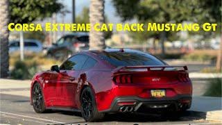 2024 Mustang Gt Corsa extreme cat back .