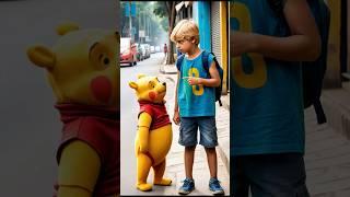 ️ Evolution of Child: child mad about Winnie-the-Pooh  #cat​ #cute​ #love​ #shorts​ #ai