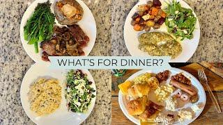 WHAT’S FOR DINNER? | EASY & BUDGET FRIENDLY | REALISTIC WEEKNIGHT MEALS | DINNER INSPIRATION