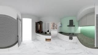 MR NITIN LAMBA - KITCHEN - AQUA MARINE 1