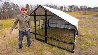 Leveling Up to Bigger Metal Chicken Coop Pastured Poultry Farm