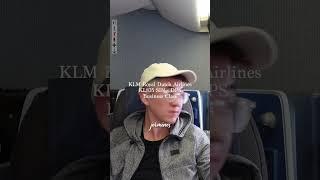 ️ Flying KLM Royal Dutch Airlines KL835 Singapore to Denpasar SIN-DPS on Business Class