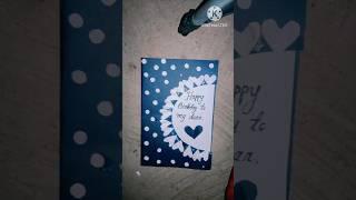 How To Make Beautiful Birthday Greetings Card #shorts #Drawing Art and craft by W.B