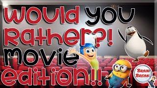 Would You Rather? Movie Edition! | This or That | Fun Fitness Games for Kids | GoNoodle