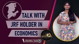 Talk with JRF Holder | Sini Sabu | NTA UGC NET JRF in Economics | Kiran Raj Talks | Apple B Academy