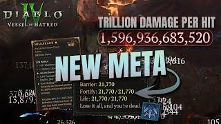 TRILLION DAMAGE PER HIT REACHED - New Spritiborn META Vessel of Hatred Diablo 4