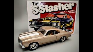 1972 Chevy Chevelle SS 454 1/25 Scale Model Kit Build How To Assemble Paint Decal Interior Wash