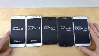 Samsung Galaxy S6 vs. Galaxy S5 vs. Galaxy S4 vs. Galaxy S3 vs. Galaxy S2 - Which Is Faster?