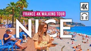 NICE, France 4K Walking Tour - Captions & Immersive Sound [4K Ultra HD/60fps]