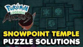 Snowpoint Temple Puzzle Solutions Guide In Pokemon Legends Arceus