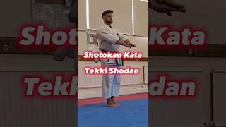 Karate Kata: Tekki Shodan / Neihanchi #karate #shotokan #kata #martialarts #japanesemartialarts