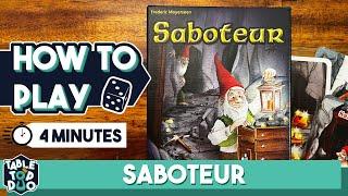 How To Play Saboteur Card Game in 4 Minutes