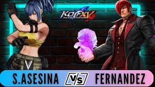 KOFXV Shermie Asesina Vs Fernandez - King of Fighters XV #kofxv