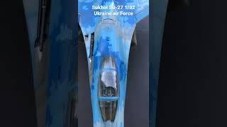 Sukhoi Su 27 - ukraine air force - scalemodel - plasticmodel - modelismo - aircraft