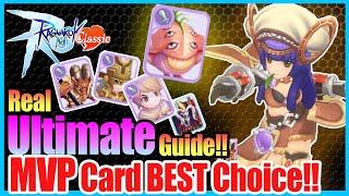 Real Ultimate BEST MVP Card Choice Guide!! Explained!! [Ragnarok Mobile Classic]